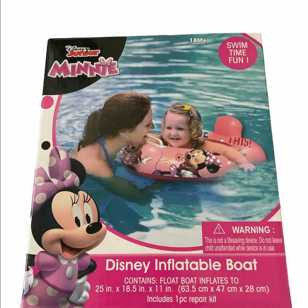 Disney Minnie Mouse Inflatable Boat New Swimming